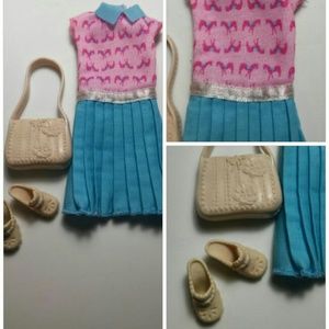 Barbie Doll Horse Print Preppy Outfit